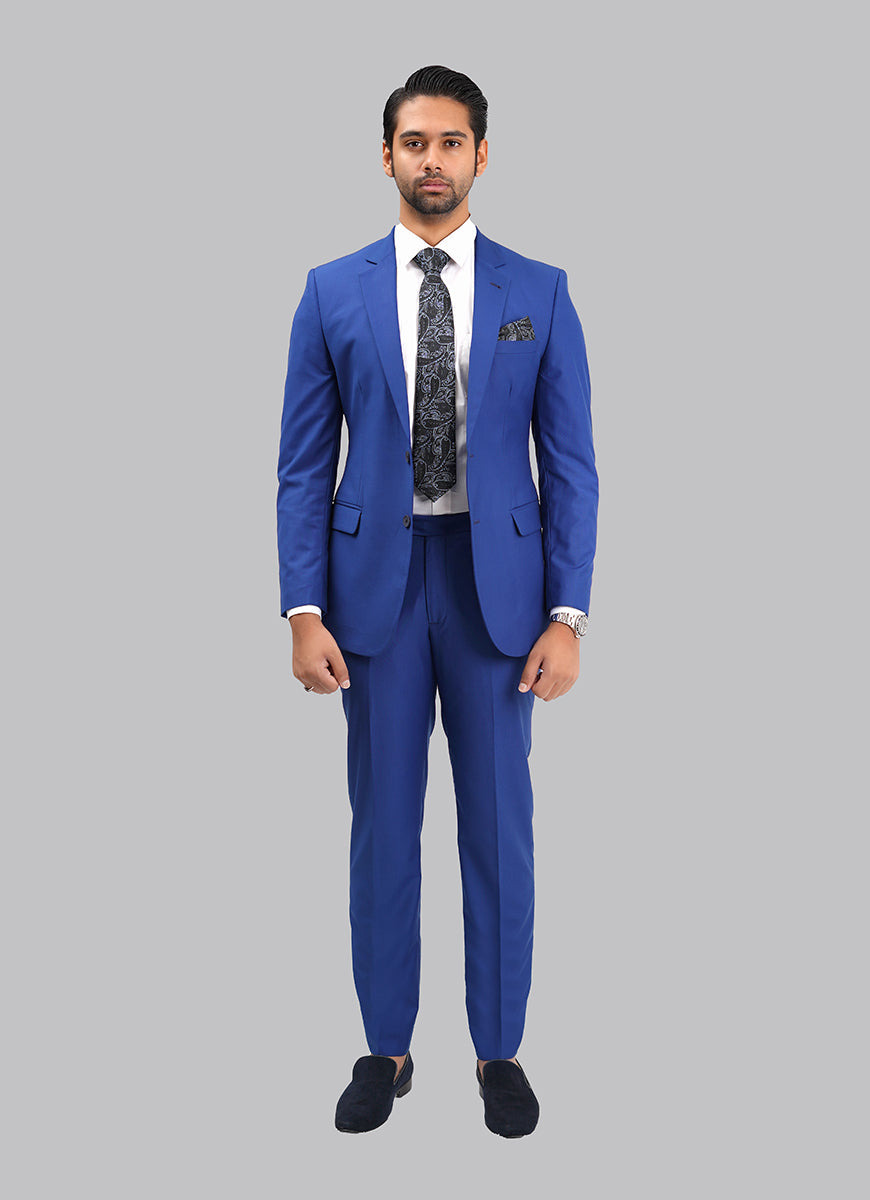 Royal Blue Men's Suit FLAT 35% OFF Lawrencepur Pakistan