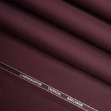 Maroon Plain , Wool Blend, Tropical Exclusive Suiting Fabric