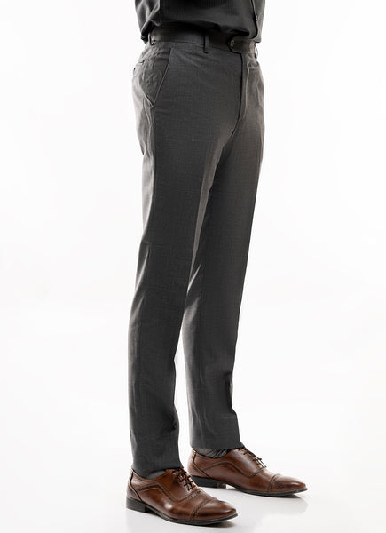 Dark Grey Slim Fit Mens Cotton Pant at Rs 300 in New Delhi | ID: 21960536462