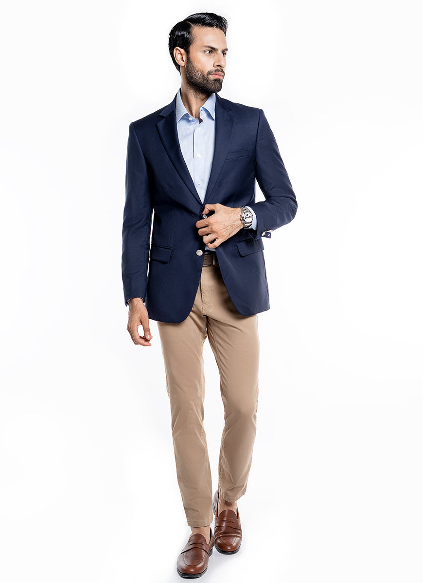 Classic navy hot sale blue blazer