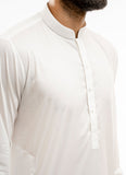 Plain-Off White, Hi-End Egyptian Cotton Shalwar Kameez