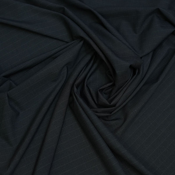 Grey Stripes Wool Blend Centurian Classic Trousering Fabric