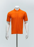 Orange 100% Combed Cotton Regular Fit Polo Shirt