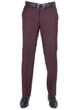 Plain Maroon, Tropicle Exclusive Wool Blend Formal Trouser