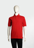 Red 100% Combed Cotton Regular Fit Polo Shirt