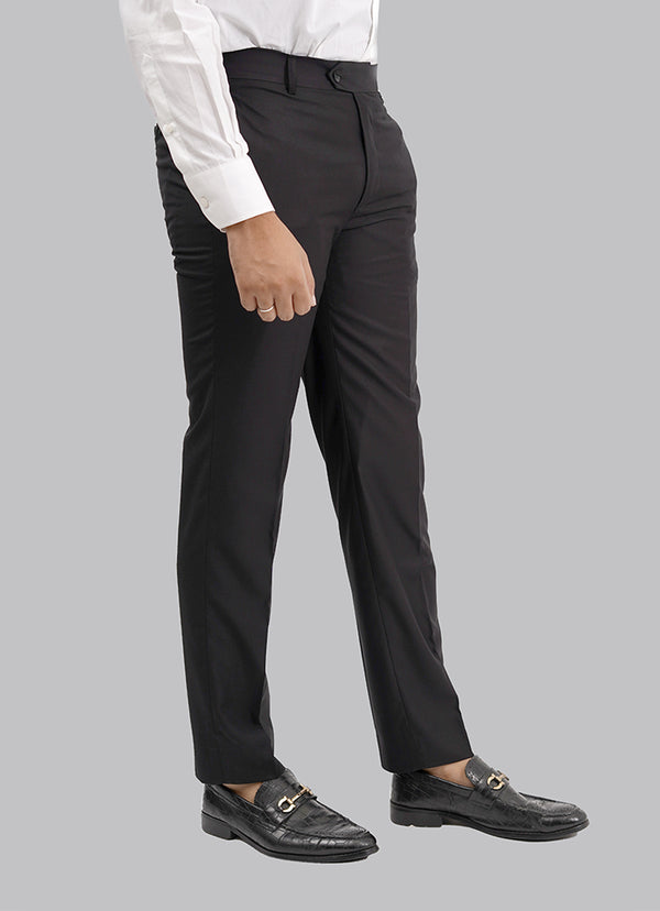 Black Plain Formal Trouser