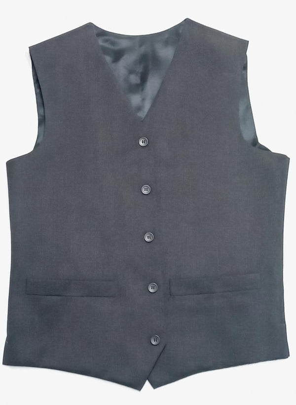 Vest - Classic Ebony Grey Plain