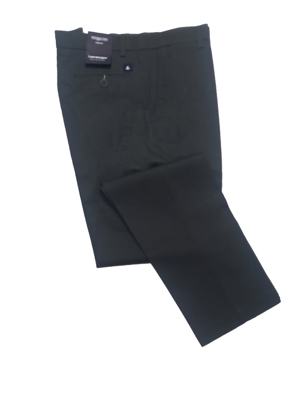 Plain Grey, Wrinkle Free, 100% Cotton, Semi Formal Trouser