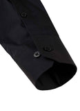 Supernova Black Plain Formal Shirt