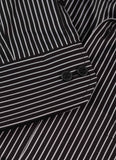 Supernova Black & White Stripes Formal Shirt