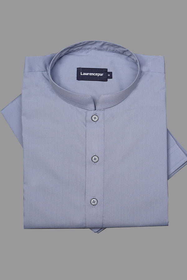 Medium Grey Plain Summer Joy Wash & Wear Shalwar Kameez