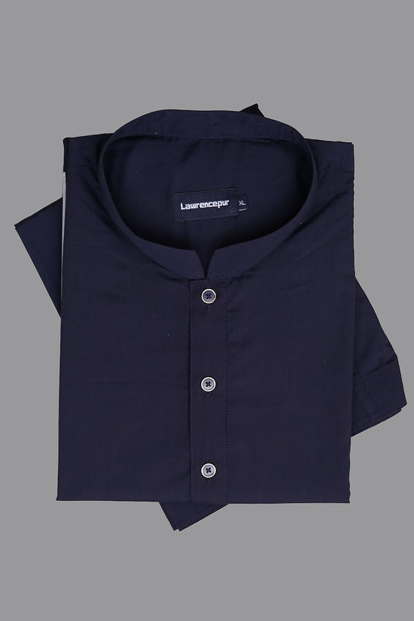 Navy Blue Plain Summer Joy Wash & Wear Shalwar Kameez