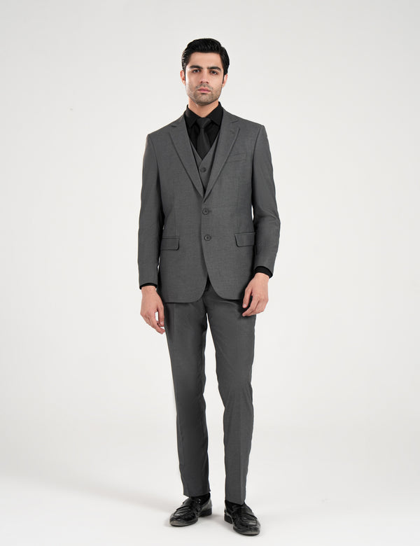 Charcoal Grey 3 Piece Suit