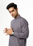 Dove Grey Plain Delta Wash N Wear Shalwar Kameez Suit