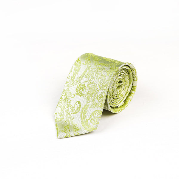 Green Design Silk Rich Tie