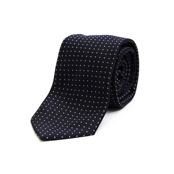 Ties - Silk Rich Navy Blue Design