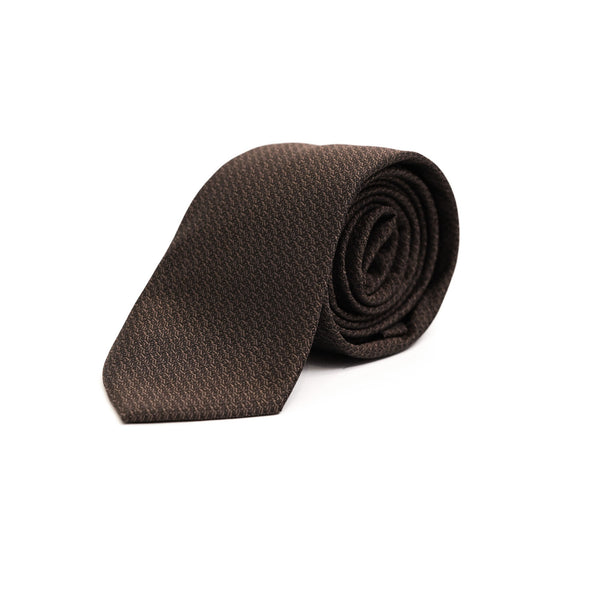 Ties - Silk Rich Wooden brown Design