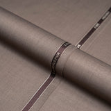Slate Brown Plain Wool Blend, Tropical Exclusive Suiting Fabric