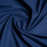 Navy Blue Plain Wool Blend, Estash Suiting Fabric