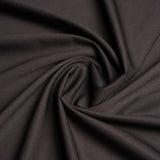 Chocolate Brown Plain Wool Blend, Estash Suiting Fabric