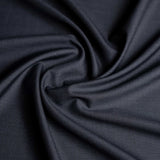 Bluish Grey Self Glen Plaid Checks Wool Blend, Featherlight Suiting Fabric