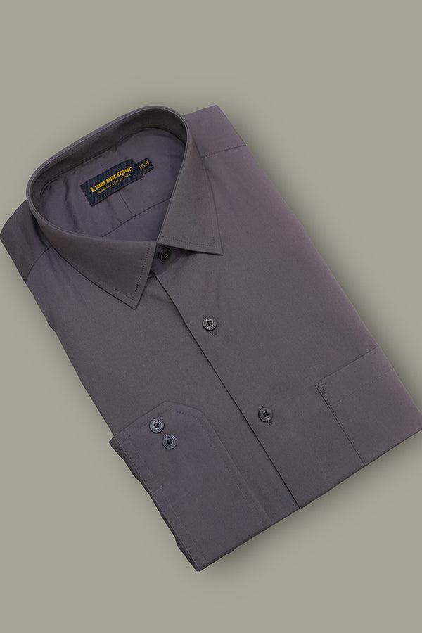 Formal Shirt - Alpha Dark Grey Plain