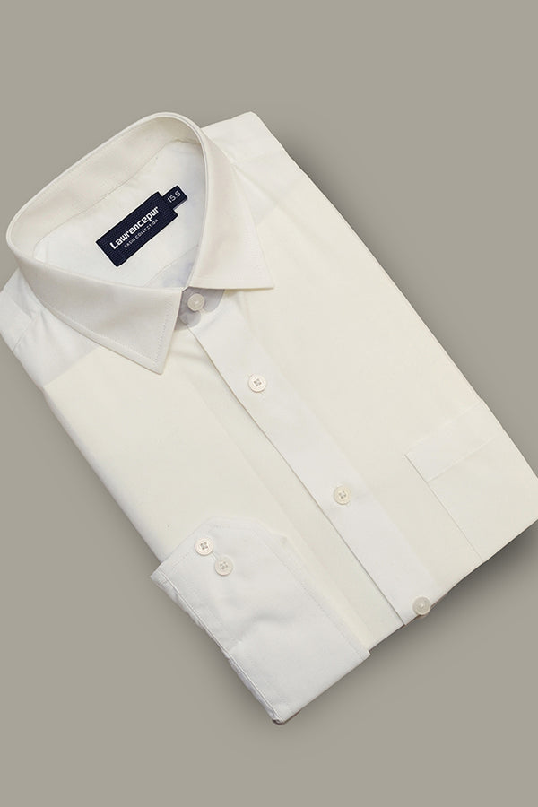 Formal Shirt - Summer Prime Off White Plain