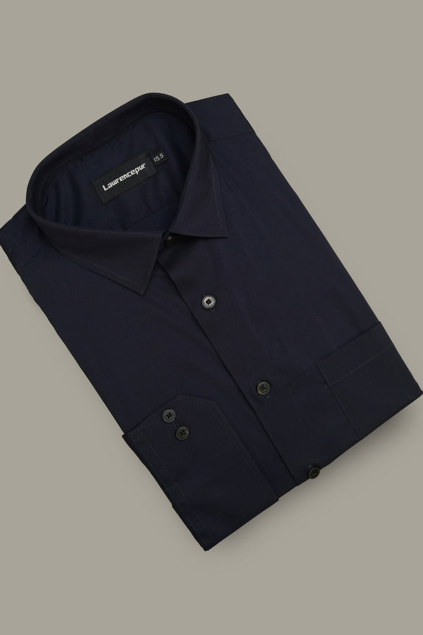 Formal Shirt - Alpha Black Plain