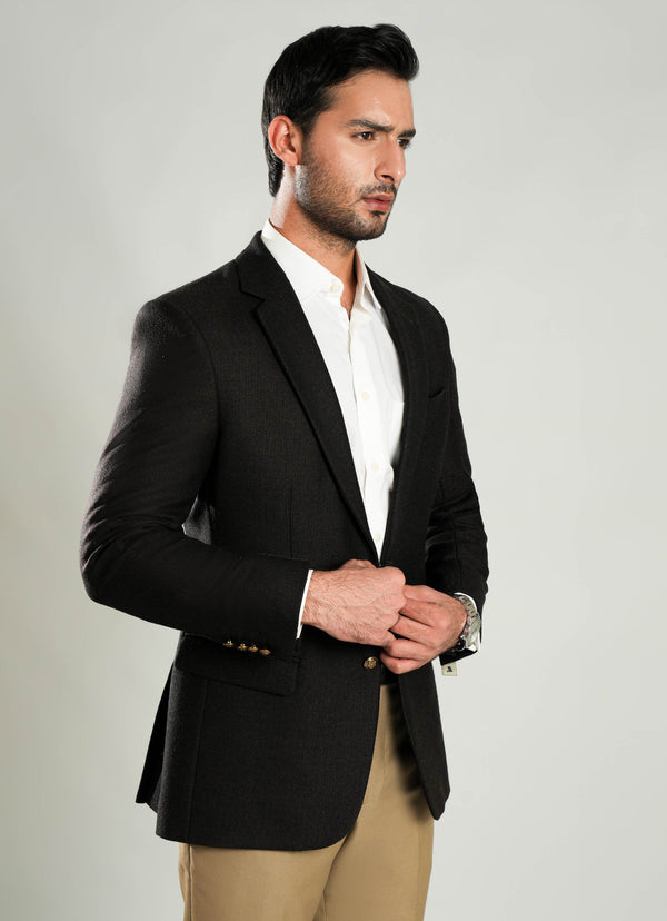 Self Stripes Worsted Tweed Classic Blazer