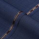 Textured Twill-Yale Blue, Wool Blend, Tropical Exclusive Suiting Fabric