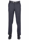 Plain  Dk Grey Tropicle Exclusive Wool Blend Formal Trouser