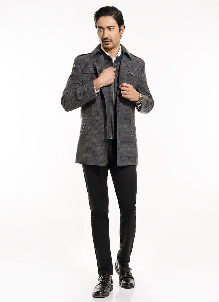 2550-00220-020-5-014 L-Double Jacket Worsted Tweed Wool Rich Grey Winter 3