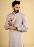 Self Striped Textured-Khaki Brown, 100% Fine Cotton, Shalwar Kameez
