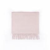 Plain-Baby Pink, Size: 29x140, Pure Wool Scarf