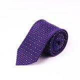 Dotted-Purple, Silk Rich Neck Ties