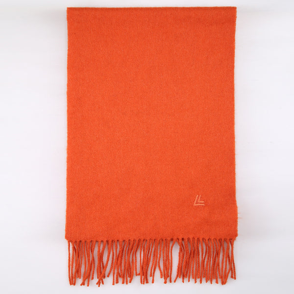 Orange Plain Scarf