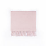 Plain-Pink, Size: 30x178, Pure Wool Scarf