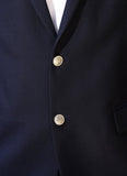 Plain Twill-Navy Blue, Merino Wool, Superior Serge Classic Blazers