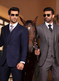 Florence Grey Plain 3-Piece Suit