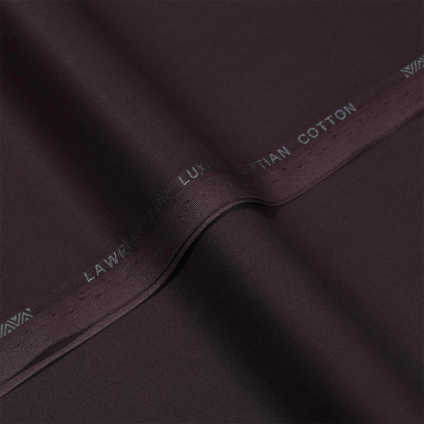 Plain-Plum, Luxury Egyptian Cotton, Shalwar Kameez Fabric