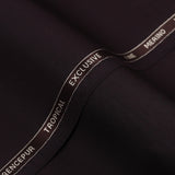 Plain-Maroon, Wool Blend, Tropical Exclusive Suiting Fabric