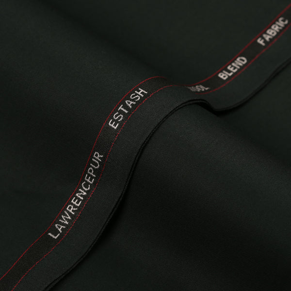 Plain-Forest Green, Wool Blend, Estash Suiting Fabric