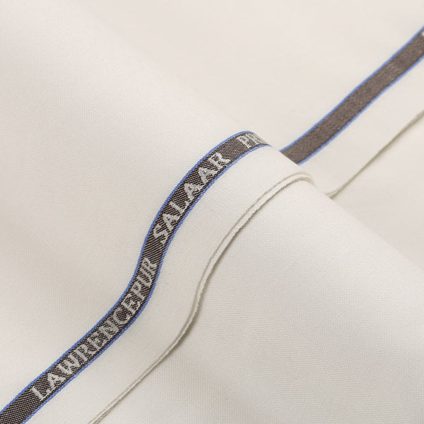 Plain Twill-Off White, Poly Viscose, Salaar Prime Winter Shalwar Kameez Fabric